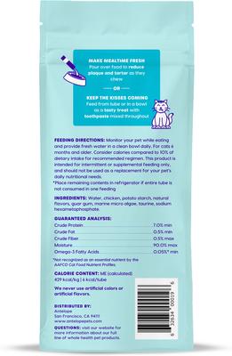 Show full view: Ark Naturals Kiss Me-Ow Chicken Lickable Dental Cat Treats, 0.5-oz tube, case of 4 slide 3 of 7