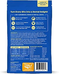 Ark Naturals Kiss Me-Ow Strengthening Chicken Dental Chews Crunchy Cat Treats, 3-oz bag slide 2 of 4