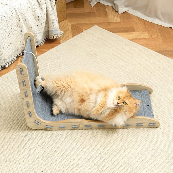 Happy & Polly Modern Felt L-Shape Cat Scratcher