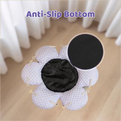 Show full view: Happy & Polly Blossom Petal Orthopedic Bolster Cat Bed, Purple slide 8 of 9