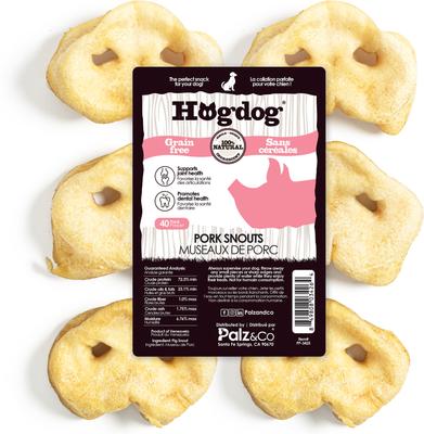 Show full view: Palz&Co Hogdog Pork Snout Dog Treats, 40 count slide 3 of 10
