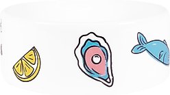 Kate Spade New York Seafood Toss Ceramic Cat Bowl, 100-mL