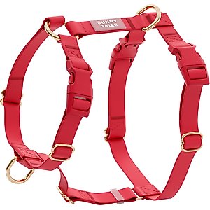 Sunny Tails Cloud Lite Waterproof Dog Harness, Cherry Red, Large: 26 to 38-in chest
