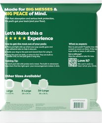 Earth Rated Max Absorbency Dog Pee Pads, X-Large: 28 x 34-in, Unscented, 1 count slide 2 of 2