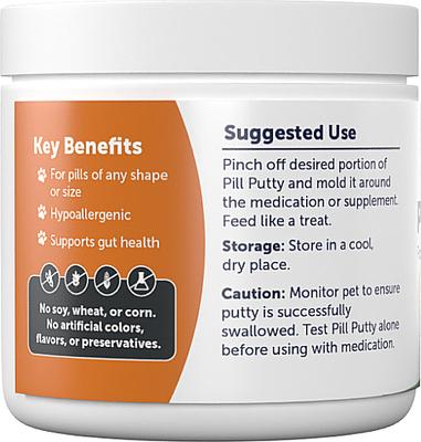 Show full view: AnimalBiome Chicken Hydrolyzed-Protein Pill Putty Dog & Cat Treats, 4.2-oz jar slide 4 of 7