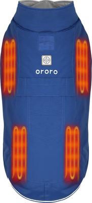 Show full view: ororo Heated Padded Dog Vest, Blue, Small slide 4 of 10
