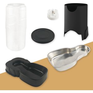 Modign Gravity Refill Pet Waterer, Black, 2.1-gal