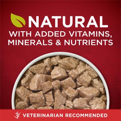 Show full view: Purina ONE SmartBlend True Instinct Tender Cuts in Gravy with Real Chicken & Duck Canned Dog Food, 13-oz, case of 12 slide 4 of 12