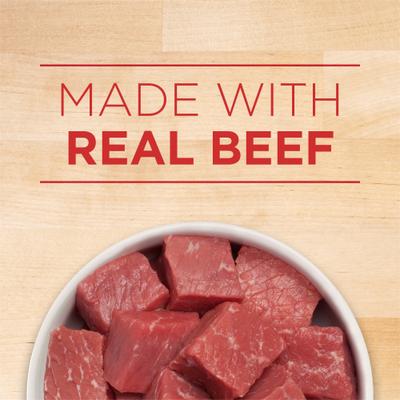 Show full view: Purina ONE SmartBlend Tender Cuts in Gravy Beef & Barley Entree Adult Canned Dog Food, 13-oz, case of 12 slide 5 of 11