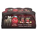 Purina ONE SmartBlend True Instinct Classic Ground Grain-Free Variety Pack Canned Dog Food, 13-oz can, case of 12
