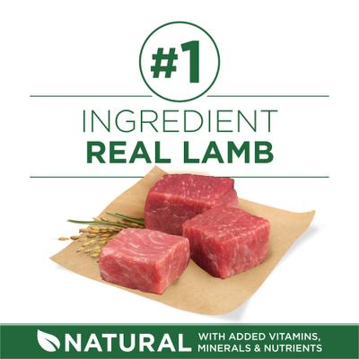 Show full view: Purina ONE +Plus Adult Small Breed Lamb & Rice Formula Dry Dog Food, 15-lb bag slide 5 of 11