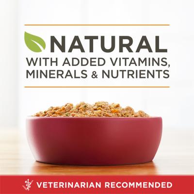 Show full view: Purina ONE SmartBlend Adult Classic Ground Chicken & Brown Rice Entree Canned Dog Food, 13-oz, case of 12 slide 4 of 12