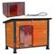 Show in main carousel: Aivituvin Wooden Outdoor Heated Dog House, Brown, Medium slide 1 of 9