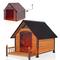 Show in main carousel: Aivituvin AIR80 Heated Wooden Dog House, Brown, Large slide 1 of 9