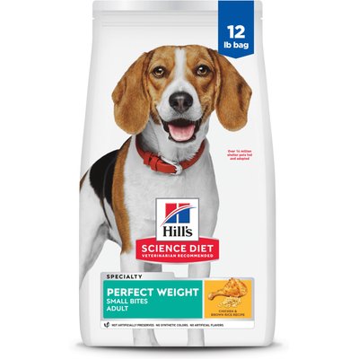 Hill's Science Diet Hill's Science Diet Adult Perfect Weight Management Small Bites Chicken Recipe Dry Dog Food, 12-lb bag