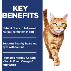 Hill's Science Diet Adult Hairball Control Light Weight Management Dry Cat Food, 15.5-lb bag