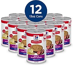 Hill's Science Diet Adult Beef & Barley Entree Wet Dog Food, 13-oz can, case of 12 slide 2 of 8