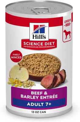 Show full view: Hill's Science Diet Chicken & Barley Entree + 7+ Beef & Barley Entree Canned Dog Food slide 6 of 9