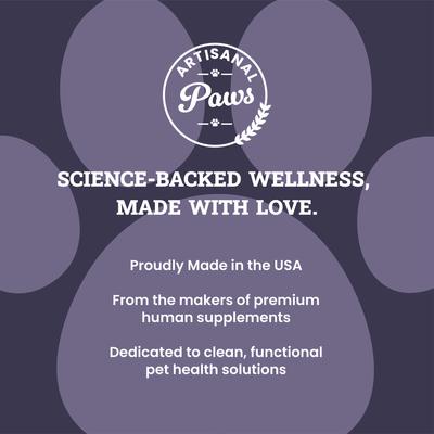 Show full view: Artisanal Paws Digestive Probiotic & Prebiotic Blend Powder Supplement for Dogs, 3.8-oz jar slide 10 of 13