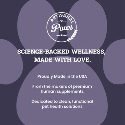 Show full view: Artisanal Paws Digestive Probiotic & Prebiotic Blend Powder Supplement for Cats, 3.8-oz jar slide 9 of 12