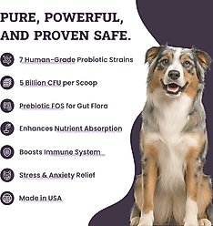 Artisanal Paws Digestive Probiotic & Prebiotic Blend Powder Supplement for Dogs, 3.8-oz jar slide 2 of 9