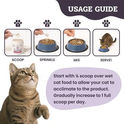 Show full view: Artisanal Paws Joint & Hip Daily Powder Supplement for Cats, 3.8-oz jar slide 6 of 12