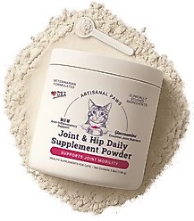 Artisanal Paws Joint & Hip Daily Powder Supplement for Cats, 3.8-oz jar