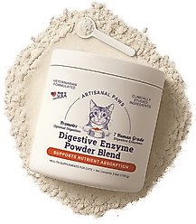 Artisanal Paws Digestive Enzyme Support Formula Powder Supplement for Cats, 3.8-oz jar