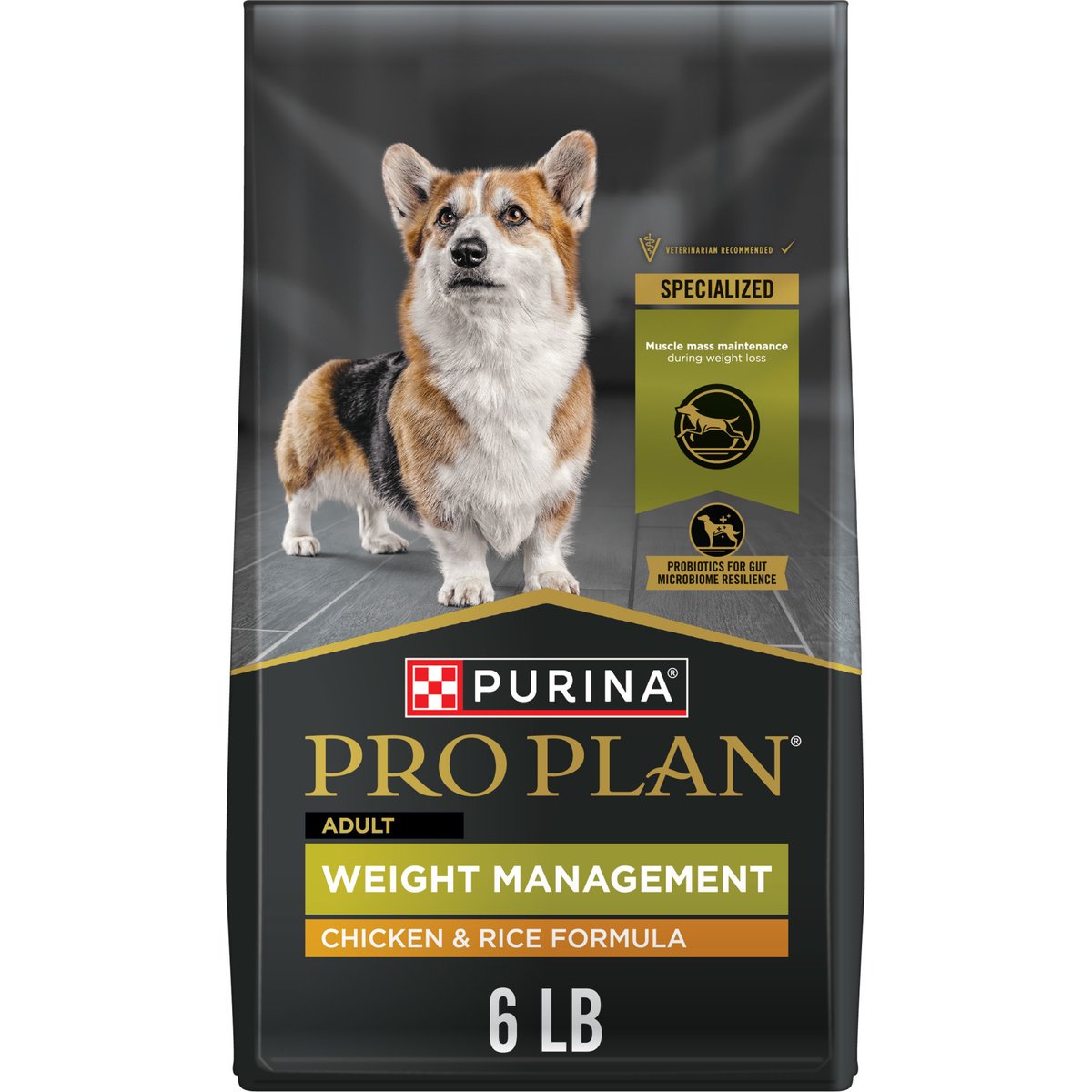 Purina Pro Plan Focus Adult Weight Management Dry Dog Food, 6-lb bag