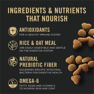 Purina Pro Plan Adult Sensitive Skin & Stomach Lamb & Rice Formula Dry Cat Food, 7-lb bag