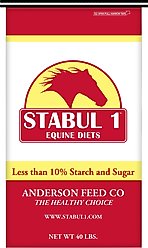 Stabul 1 Plus Fenugreek Low Sugar, Low Starch Horse Feed, 40-lb bag