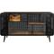 Show in main carousel: Zeus & Ruta Spacious Wood Cat House with Tempered Glass, Black slide 1 of 6