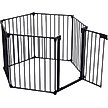 Show in main carousel: Zeus & Ruta Adjustable Safety Gate Dog Playpen, Black, 29-in, 6 panel slide 1 of 6