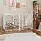 Show in main carousel: Zeus & Ruta Metal Foldable Dog Playpen, White, 32-in, 8 panel slide 3 of 8