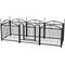 Show in main carousel: Zeus & Ruta Foldable Metal Dog Playpen, Black, 24-in, 8 panel slide 1 of 6