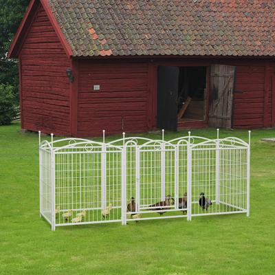 Show full view: Zeus & Ruta Metal Foldable Dog Playpen, White, 32-in, 8 panel slide 4 of 8