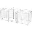 Show in main carousel: Zeus & Ruta Metal Foldable Dog Playpen, White, 32-in, 8 panel slide 1 of 7