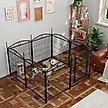 Show in main carousel: Zeus & Ruta Metal Foldable Dog Playpen, Black, 32-in, 8 panel slide 3 of 6
