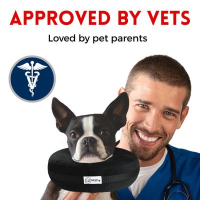 Show full view: COMFURT COLLAR Stuffed Not Inflatable Dog & Cat Recovery Collar, Tie/Dye, XX-Small slide 8 of 9