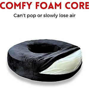 COMFURT COLLAR Stuffed Not Inflatable Dog & Cat Recovery Collar, Cheetah, Large