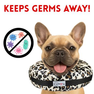 Show full view: COMFURT COLLAR Stuffed Not Inflatable Dog & Cat Recovery Collar, Tie/Dye, XX-Small slide 5 of 9