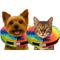Show in main carousel: COMFURT COLLAR Stuffed Not Inflatable Dog & Cat Recovery Collar, Tie/Dye, Small slide 1 of 10