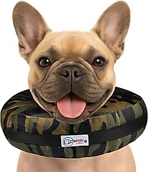 COMFURT COLLAR Stuffed Not Inflatable Dog & Cat Recovery Collar, Camo, Medium