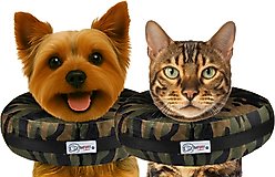 COMFURT COLLAR Stuffed Not Inflatable Dog & Cat Recovery Collar, Camo, Small