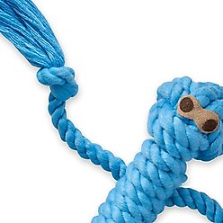 Pet Passion Izzy Lizard Dog Tug Toy, Blue slide 2 of 3