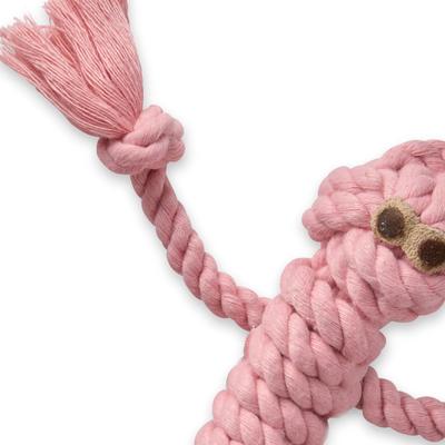 Show full view: Pet Passion Izzy Lizard Dog Tug Toy, Pink slide 4 of 4