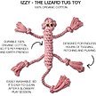 Show in main carousel: Pet Passion Izzy Lizard Dog Tug Toy, Pink slide 2 of 3