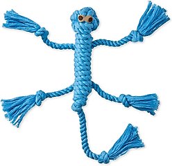 Pet Passion Izzy Lizard Dog Tug Toy, Blue