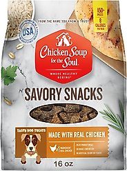 Chicken Soup for the Soul Savory Snacks Chicken Dog Treats, 16-oz bag