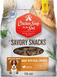 Chicken Soup for the Soul Savory Snacks Chicken Dog Treats, 16-oz bag